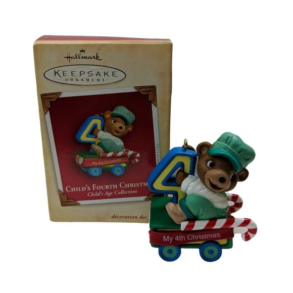 Hallmark Keepsake Childs Fourth Christmas Dated 2004 Christmas Ornament - Picture 1 of 12
